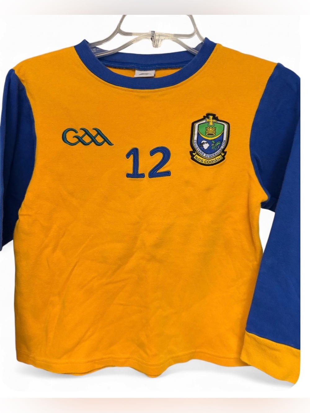 Roscommon GAA Gaelic Football Jersey Youth 10-12 #12 Ireland Long Sleeve